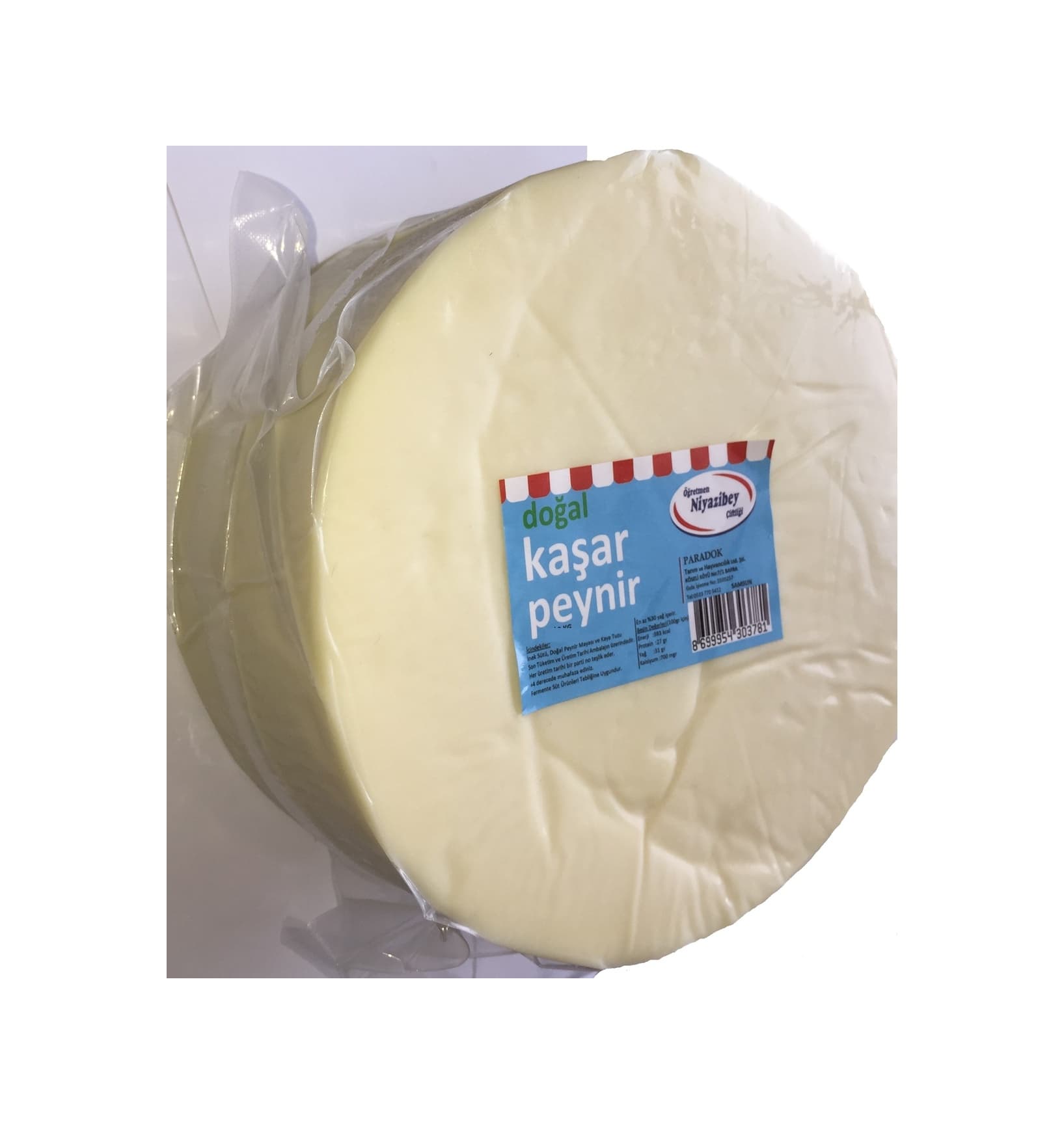 Niyazibey Çiftliği Köy Kaşar Peyniri 2500 G
