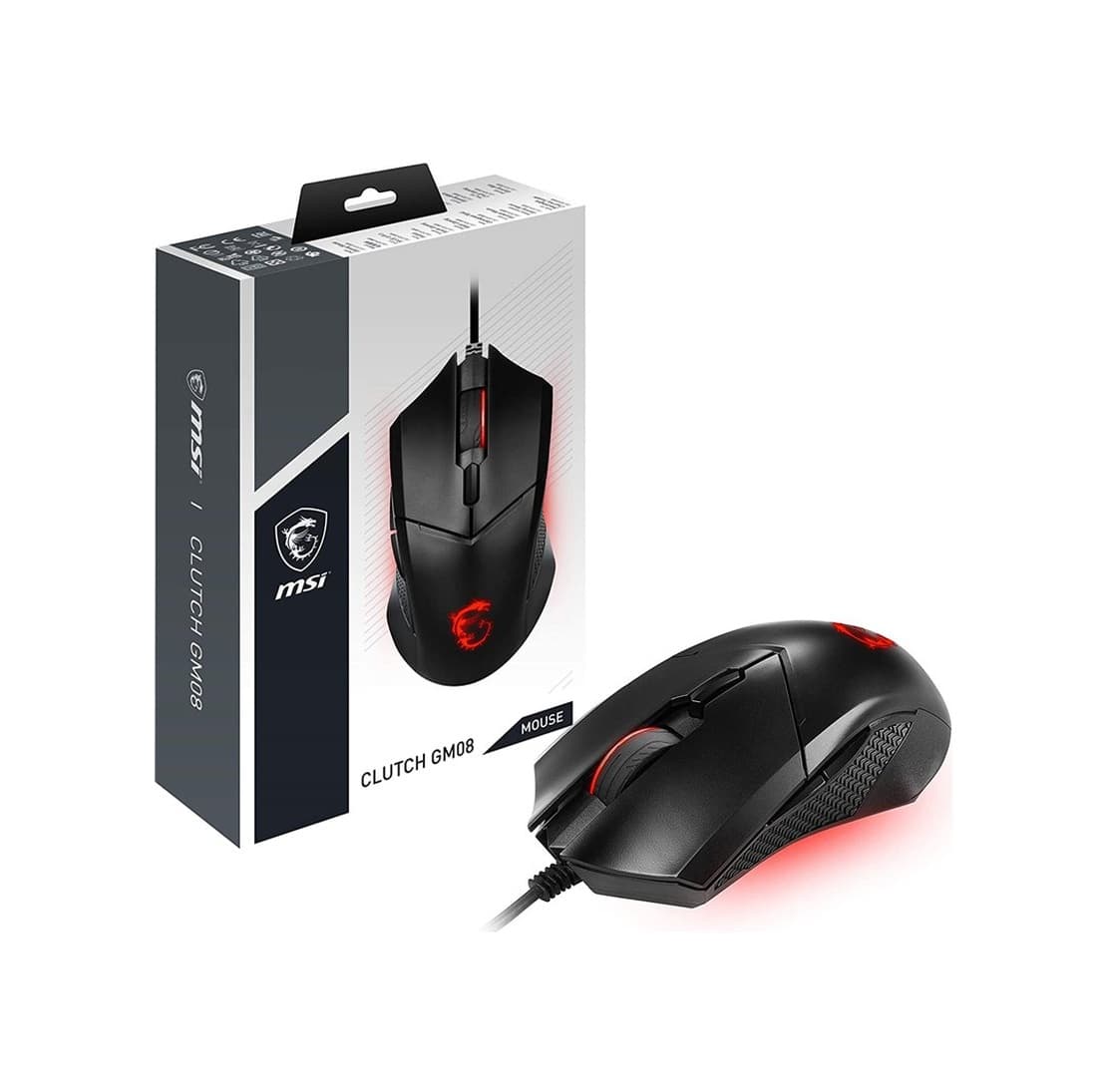 MSI Clutch GM08 Kablolu Optik Oyuncu Mouse