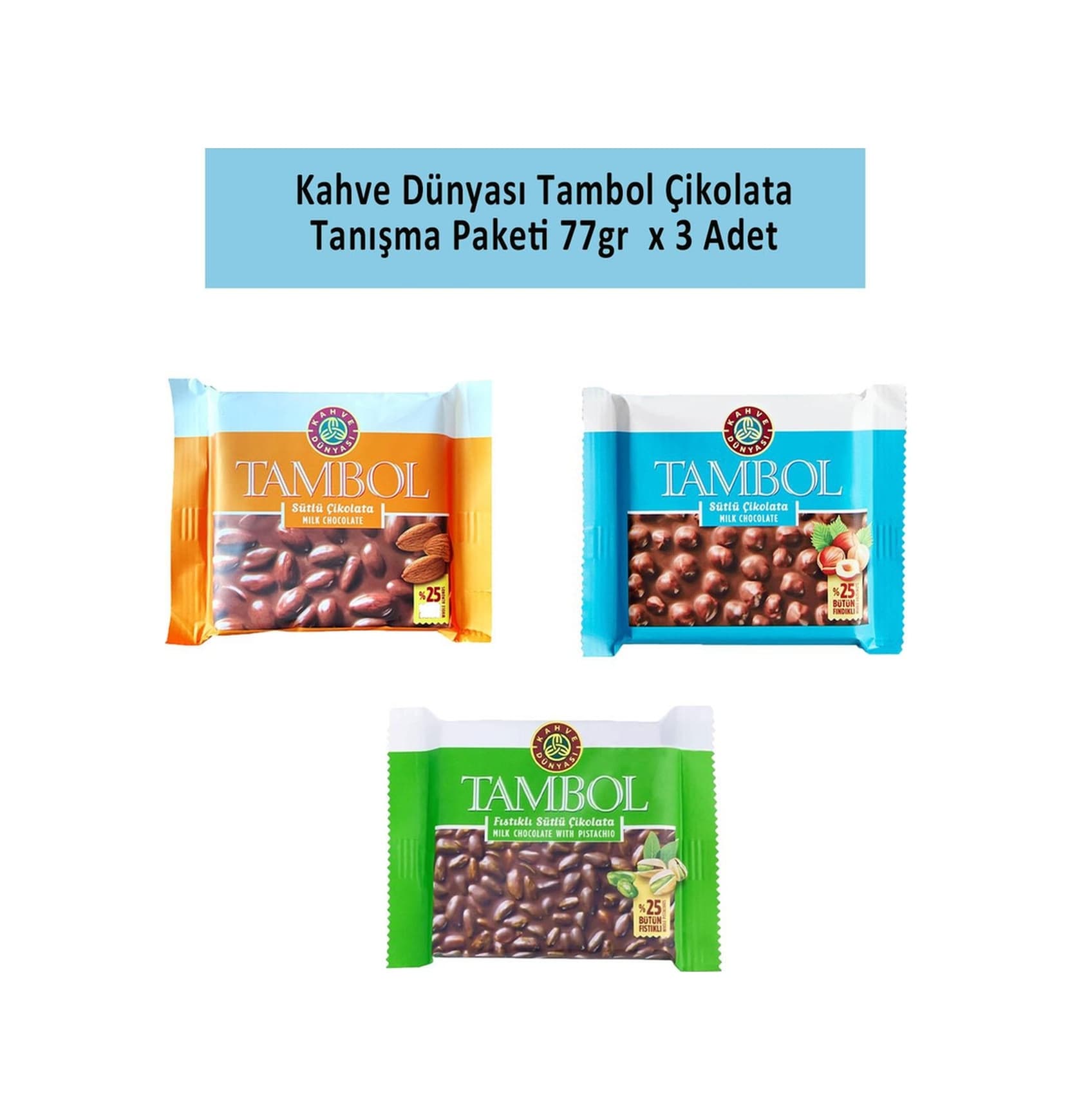 Kahve Dünyası Tambol Tanışma Paketi 3 x 77 G