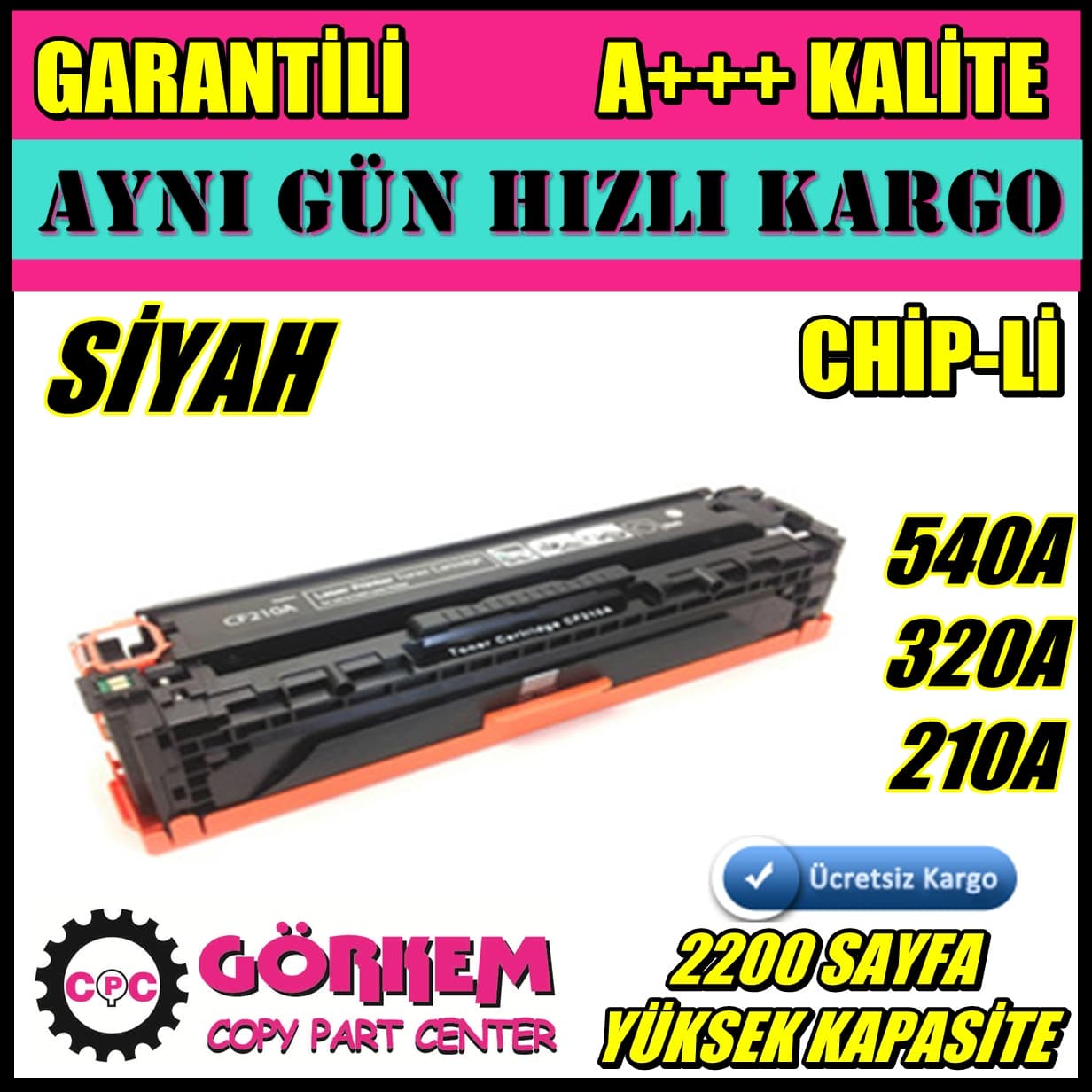 Canon Mf628 / Mf623 / Mf628Cw / Mf623Cn Uyumlu Siyah (Crg731)