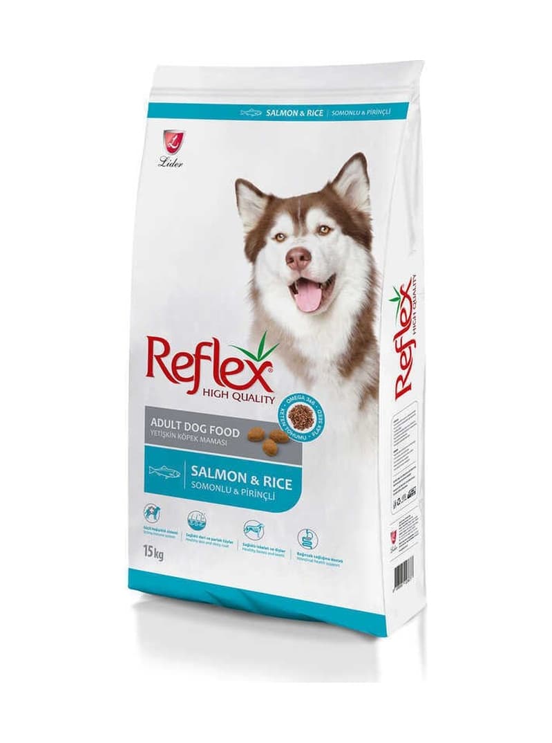 Reflex Balıklı ve Pirinçli Yetişkin Köpek Maması 15 KG