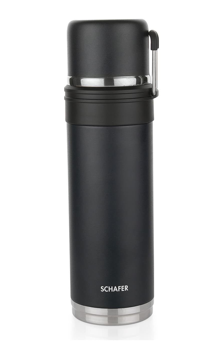 Schafer Iron Man Termos 650 Ml-siyah