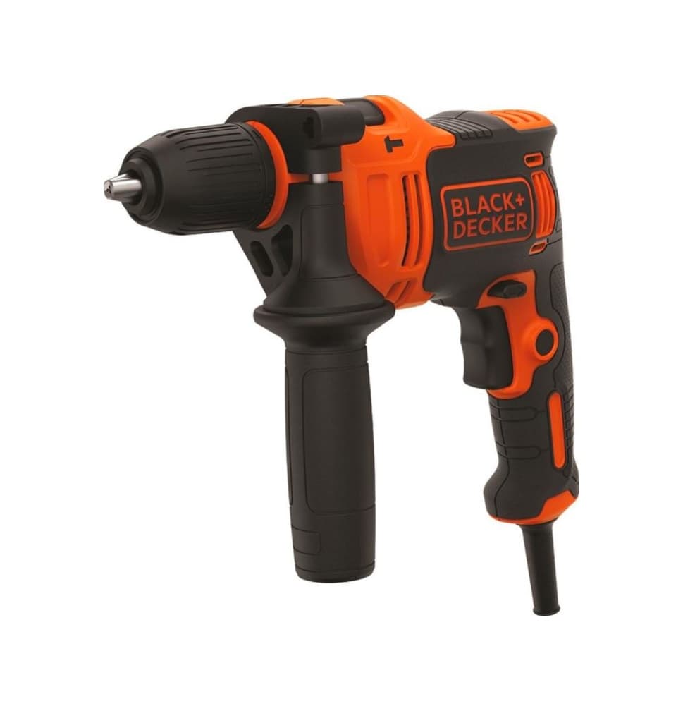 Black+Decker BEH710-QS 13 MM 710W Darbeli Matkap + Anahtarsız Mandren 4 Parça Set
