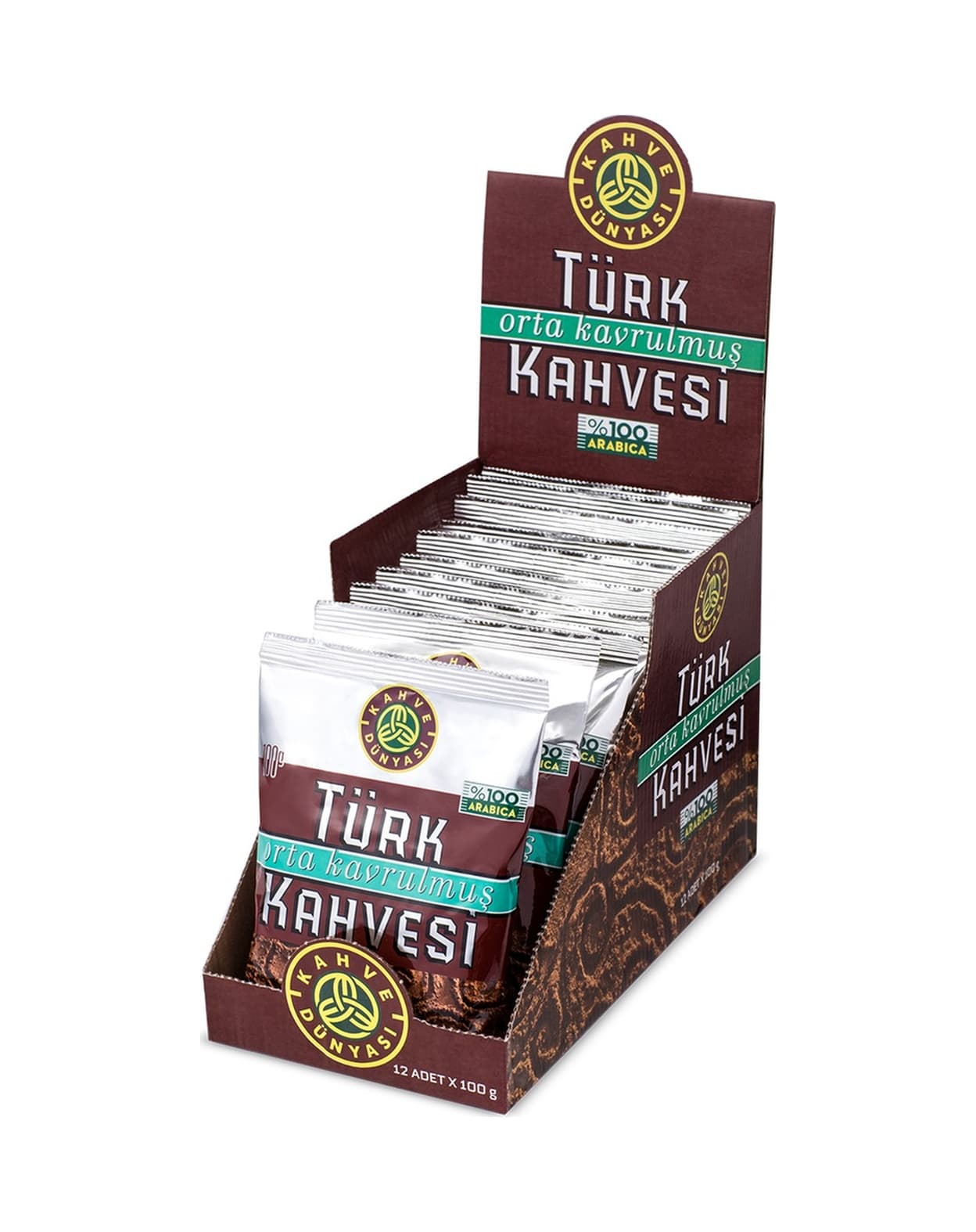 Kahve Dünyası Orta Kavrulmuş Türk Kahvesi 12 x 100 G