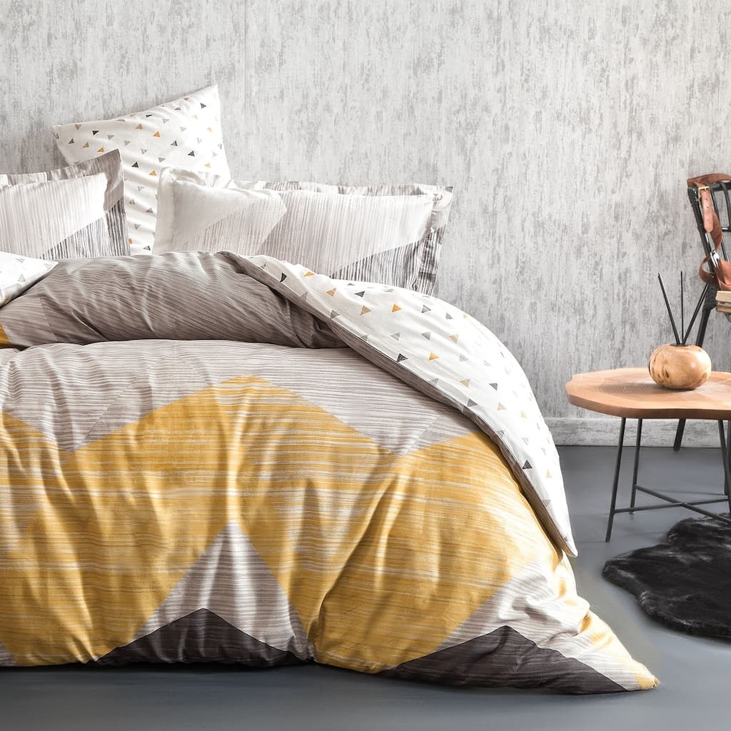 Yataş Bedding Aden Ranforce Çift Kişilik Nevresim Takımı Gri