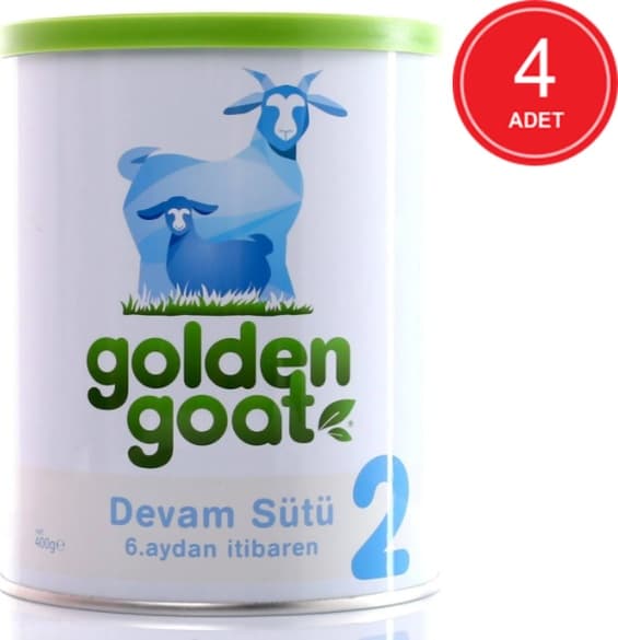 Golden Goat 2 Keçi Sütlü Devam Sütü 400 G - 4 Adet