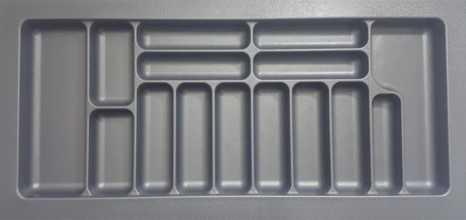 Starax 2292 Çekmece İçi Plastik Kaşıklık Gri Renk 104x49 Cm 15 G