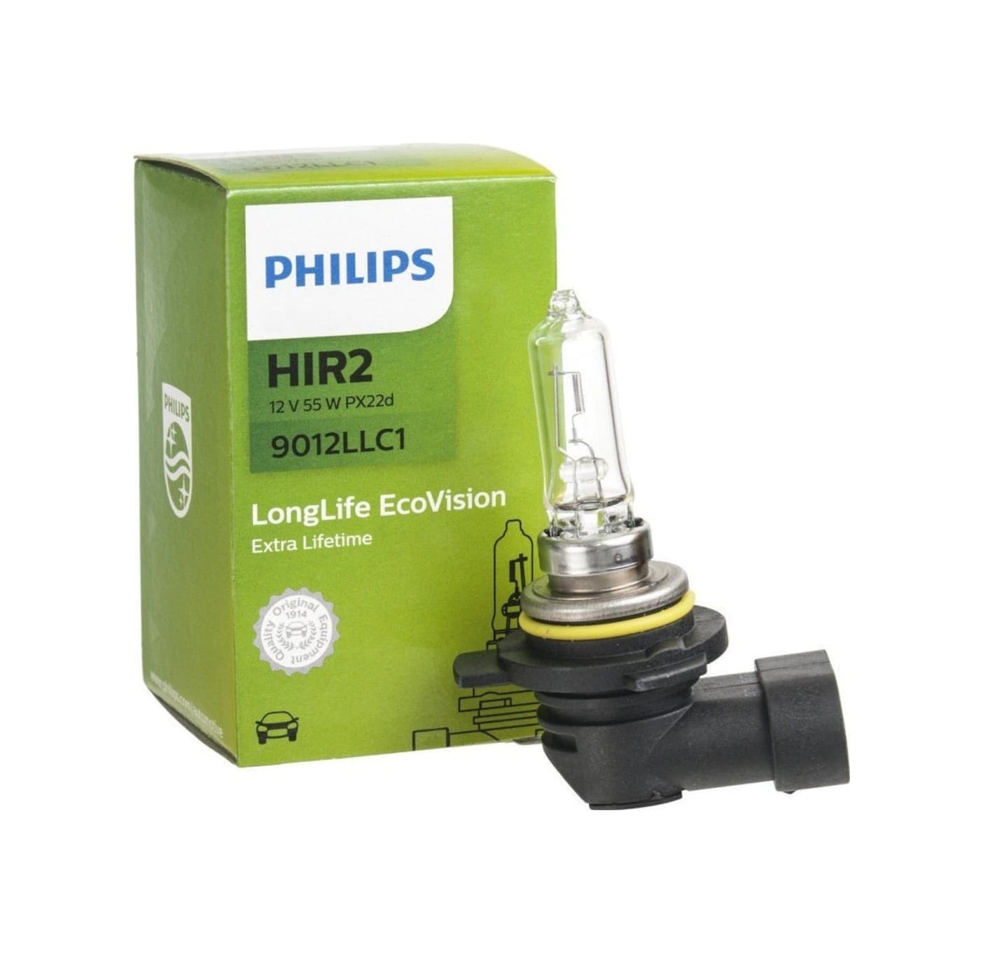 Philips 9012 Hır 2 12V 55W 3 Kat Daha Fazla Ömürlü Far Ampulü