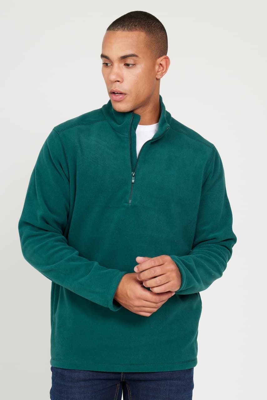 AC&Co / Altınyıldız Classics Anti-Pilling Tüylenme Yapmayan Bato Yaka Erkek Polar Sweatshirt 4a5221100016yslxl Yeşil
