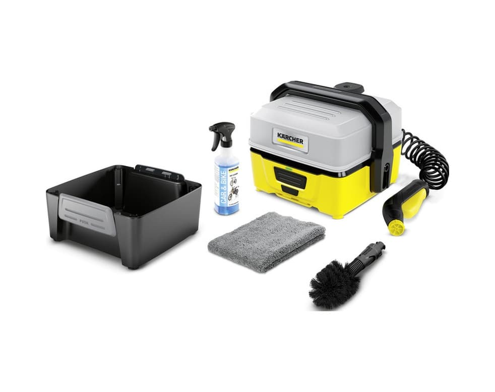 Karcher OC 3 Akülü Mobil Basınçlı Yıkama Makinesi + Bisiklet Temizleme Seti (1.680-017.0)