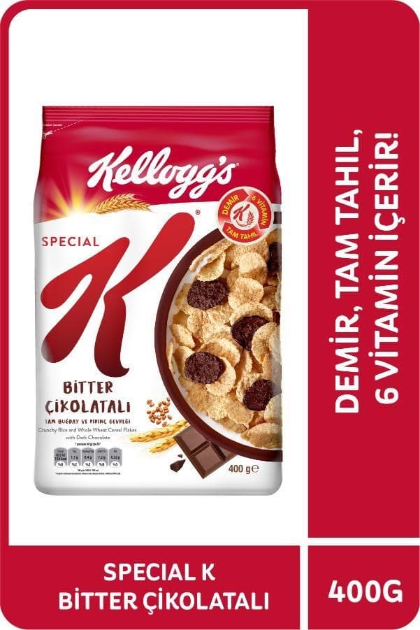 Ülker Kellogg's Special K Bitter Çikolata 400 G