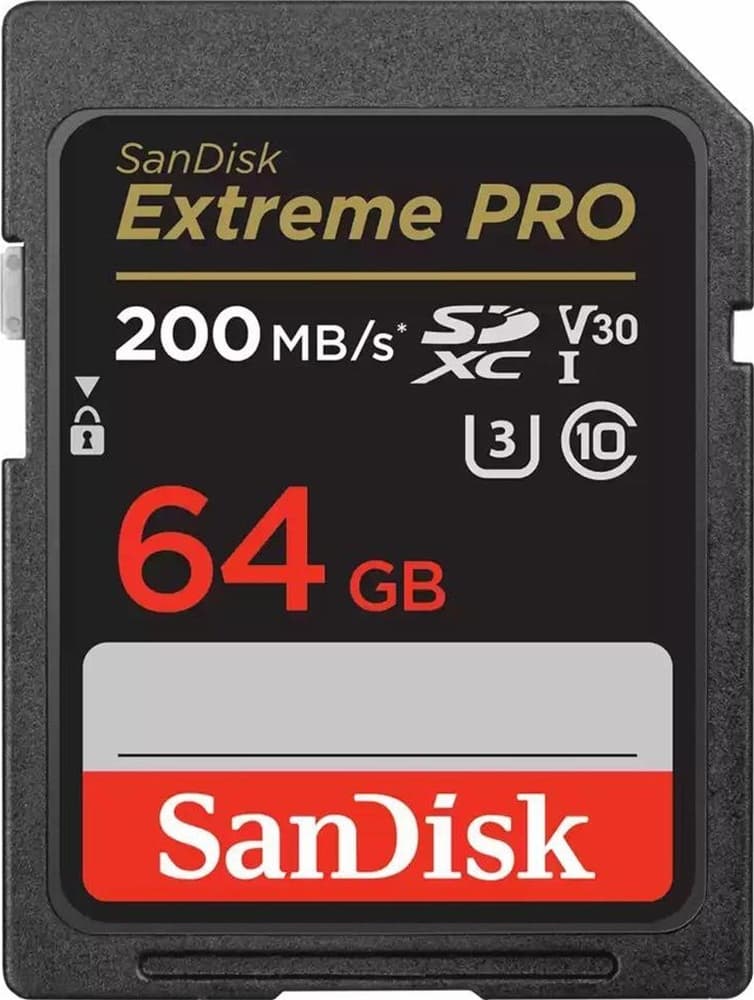Sandisk Extreme Pro 64 GB 200 MB/S SDXC Hafıza Kartı