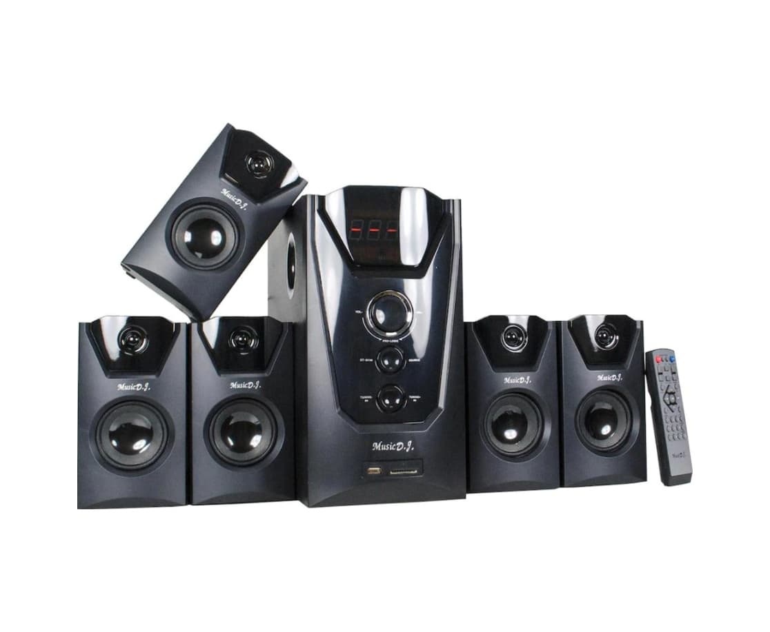 Music D.J MD-9500BT Bluetooth Surround Dijital Ekran 5.1 Ses Sistemi
