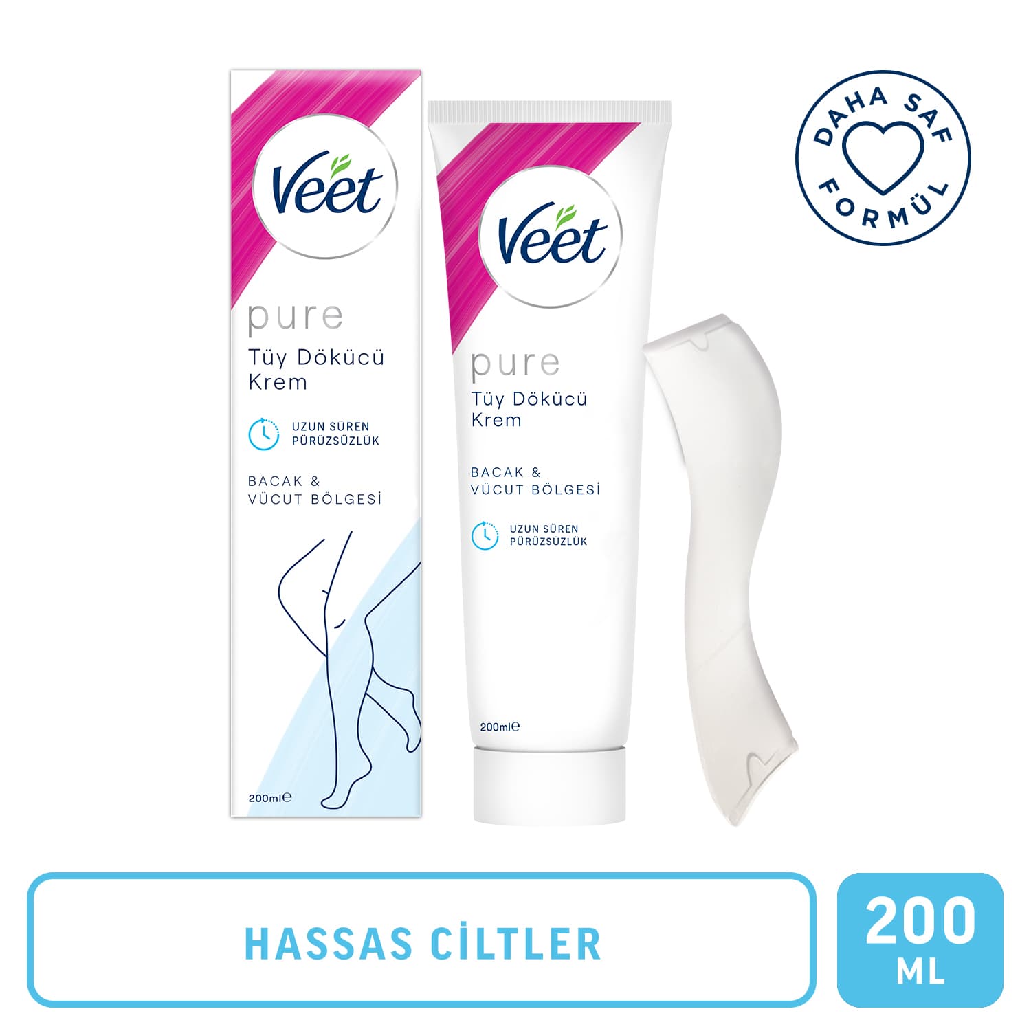 Veet Pure Hassas Cilt Tüy Dökücü Krem 200 ML