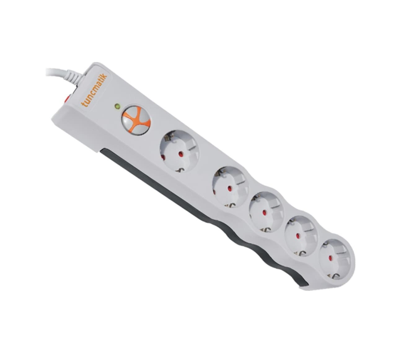 Tunçmatik Powersurge TSK6134 5'li Akım Korumalı Priz 1.5 M Beyaz