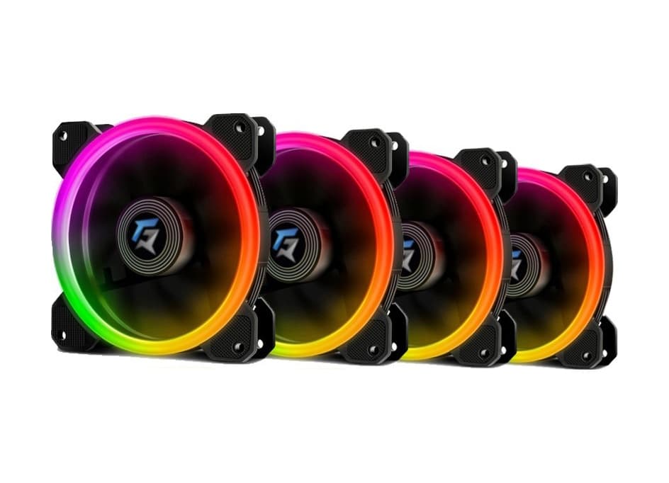 Gameforce 4In1 Kumandalı Rgb Fan 4Lü Set 4X120Mm Kasa Fanı