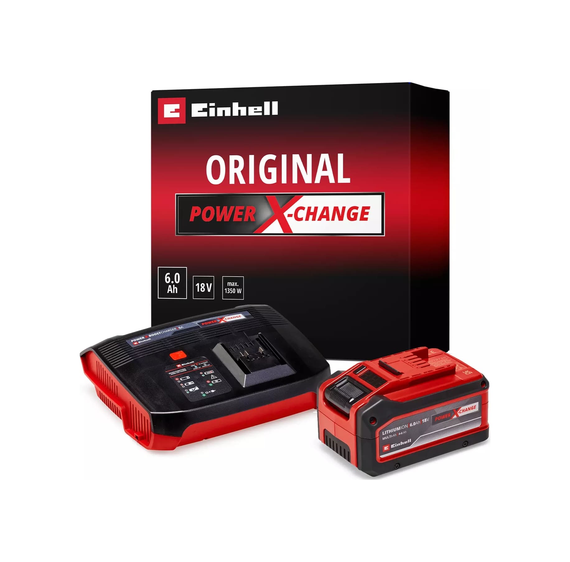 Einhell 18V 4-6 Ah & 6A Boostcharger Akü & Şarj Cihazı – 4512143