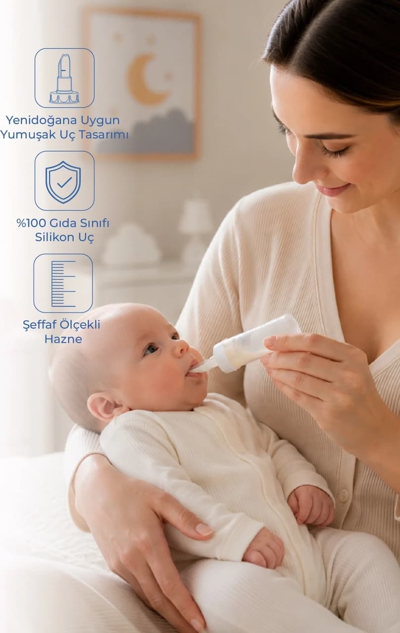 Babyjem Yumuşak Uçlu Anne Süt Kaşığı