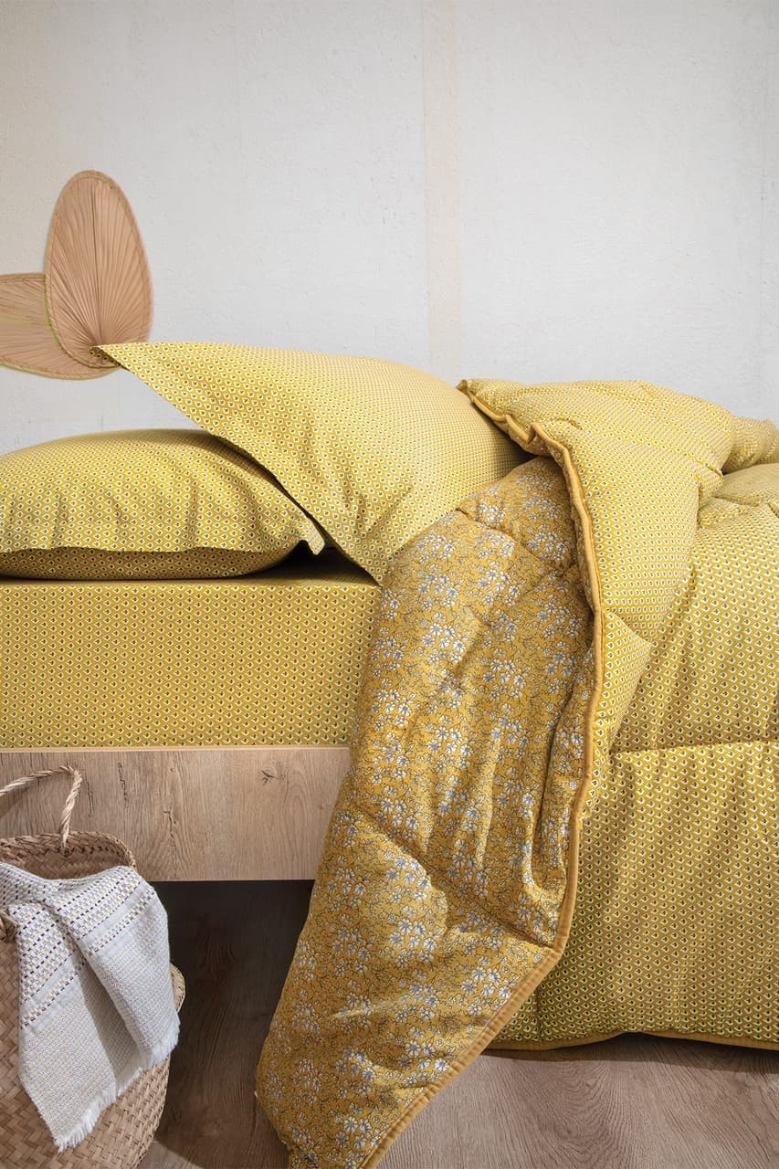 Yataş Bedding Mix&Match Thalia Çift Kişilik Yorgan - Safran Sarı