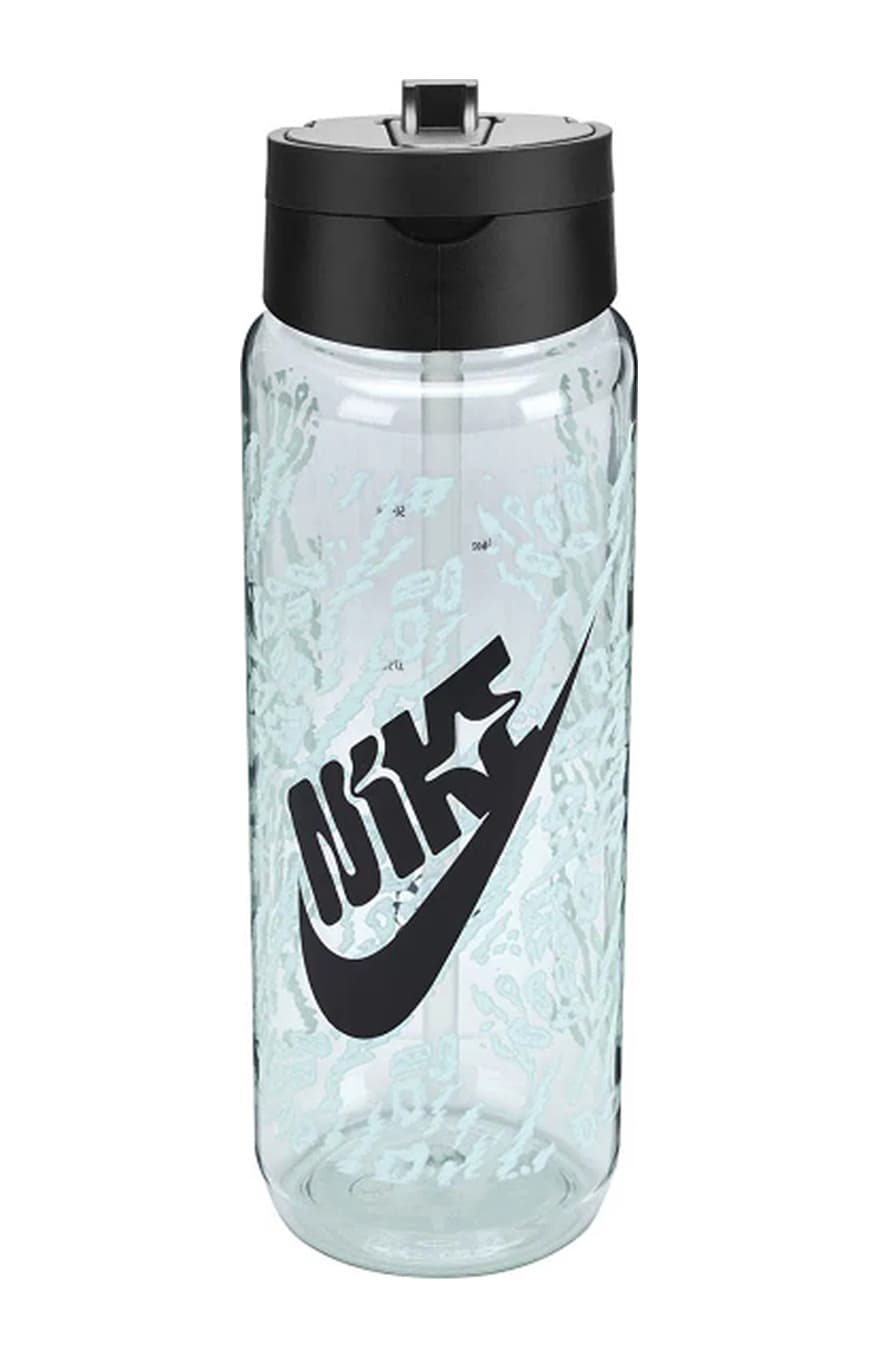 Nike RENEW RECHARGE STRAW BOTTLE 24 OZ GRAPHIC Unisex Yeşil / Siyah Matara