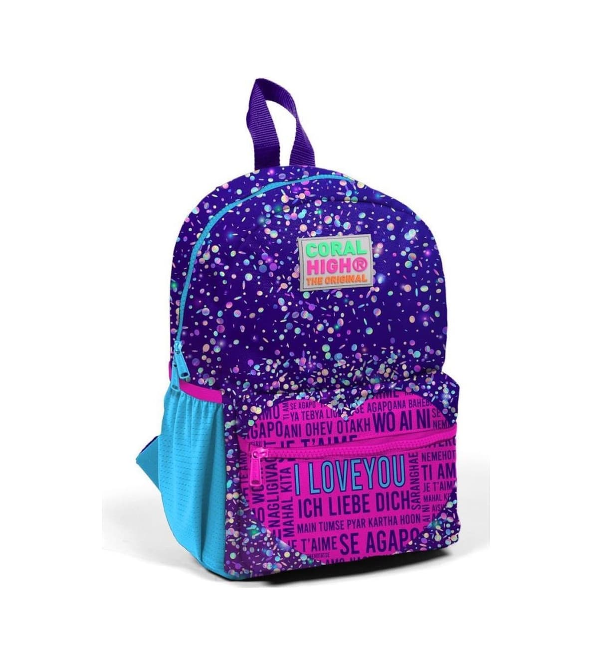 Coral High Küçük Boy Anaokulu Sırt Çantası Kalp Desenli 23540