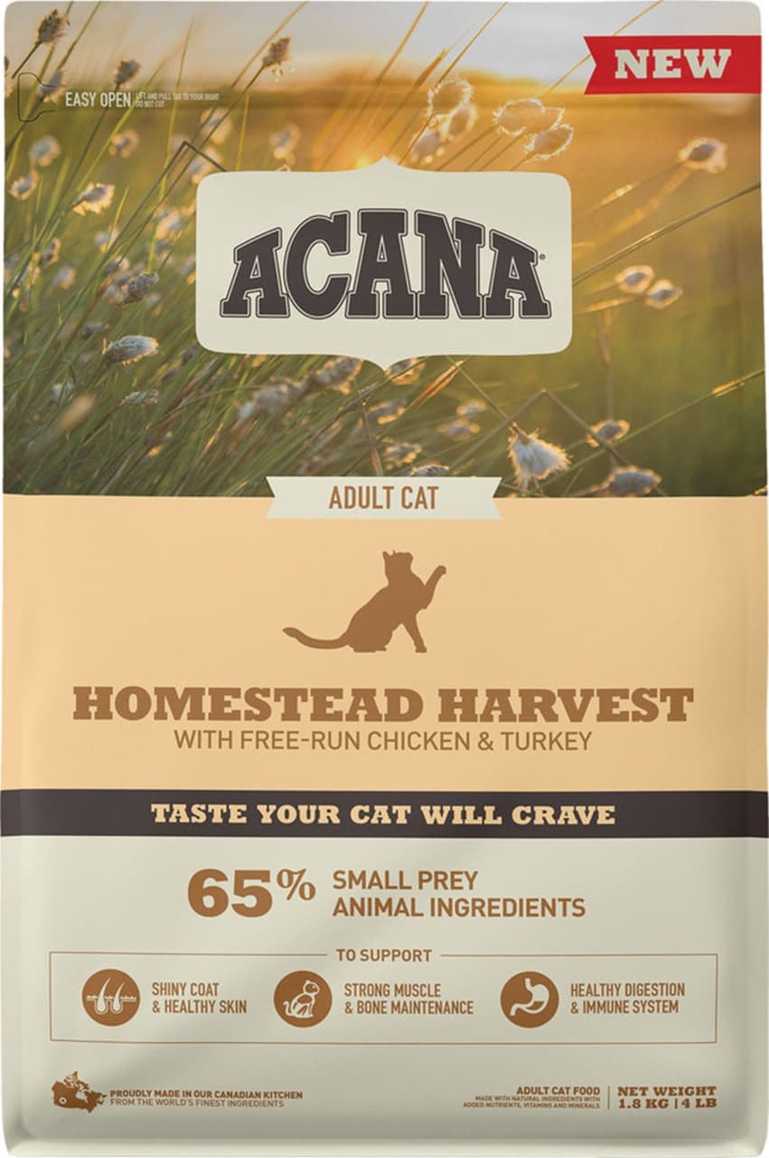 Acana Homestead Tavuk Hindi Yetişkin Kedi Maması 1800 G