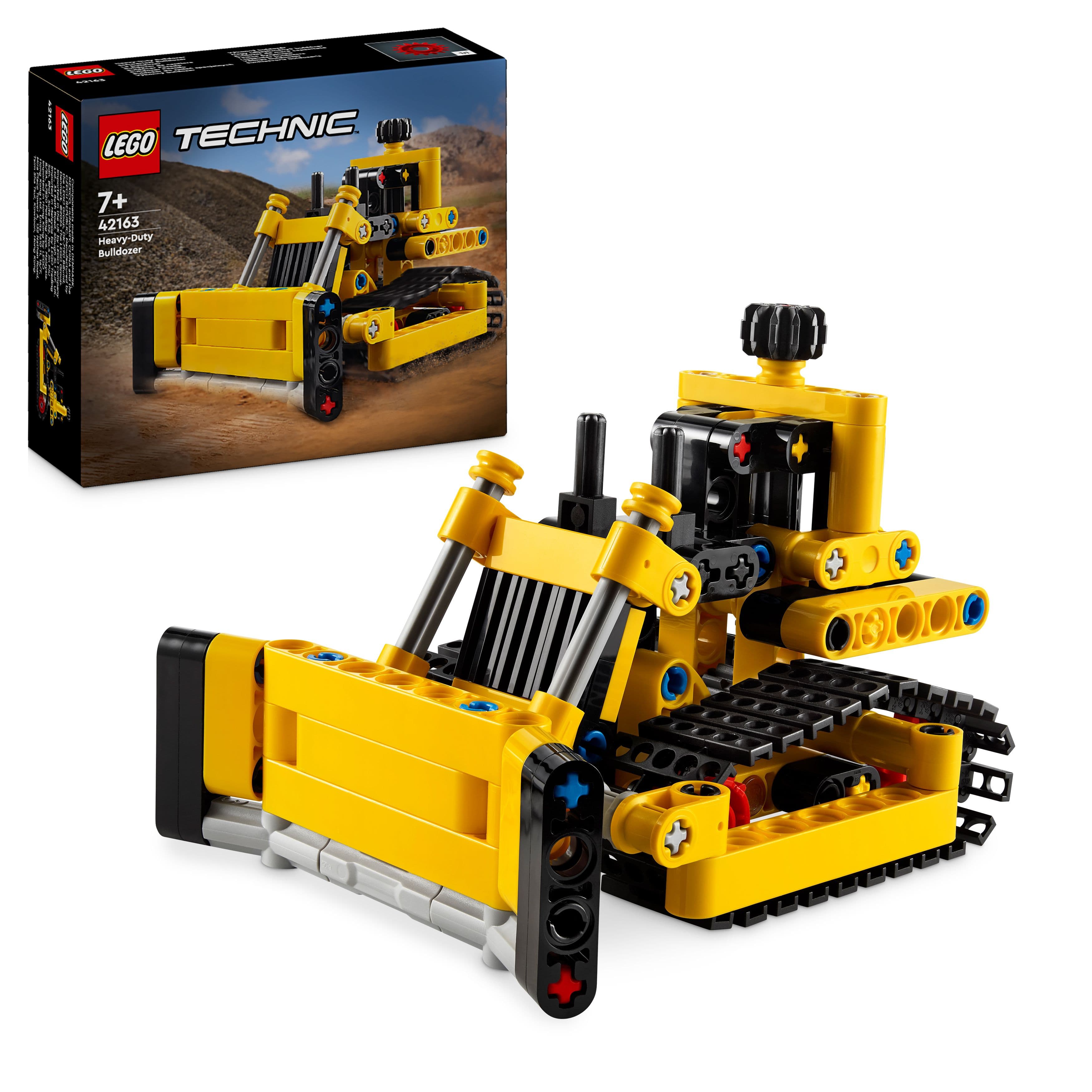 LEGO® Technic Ağır İş Buldozeri 42163 7+ İnşaat Aracı İçeren Yaratıcı Oyuncak Yapım Seti - 195 Parça