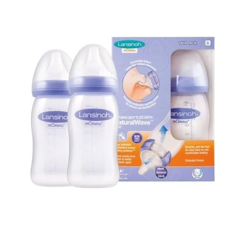 Lansinoh Natural Wave Biberon 2'li Set 240 ML