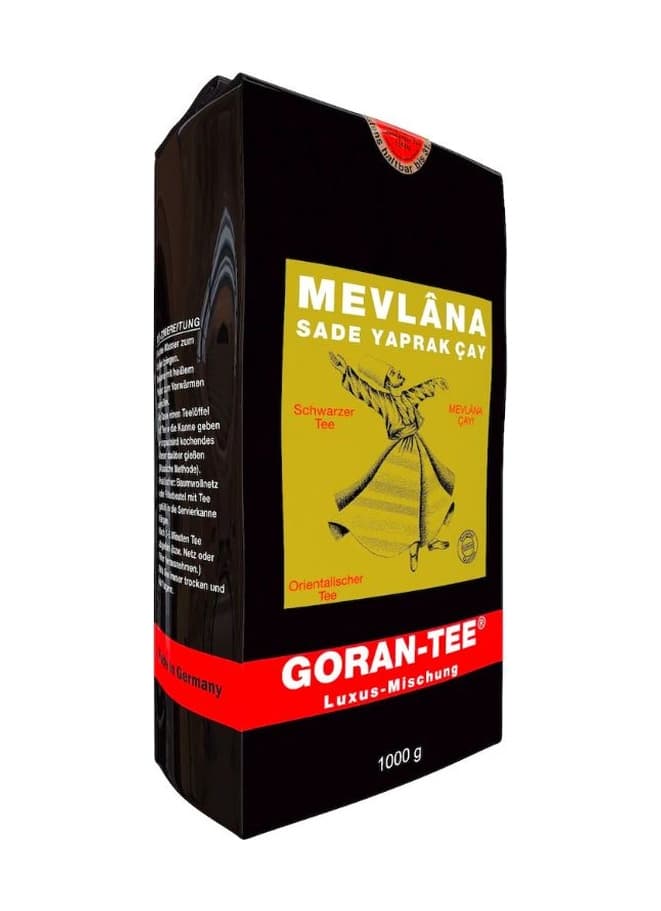 Mevlana Sade Yaprak Goran Tee Siyah Dökme Çay 1 KG