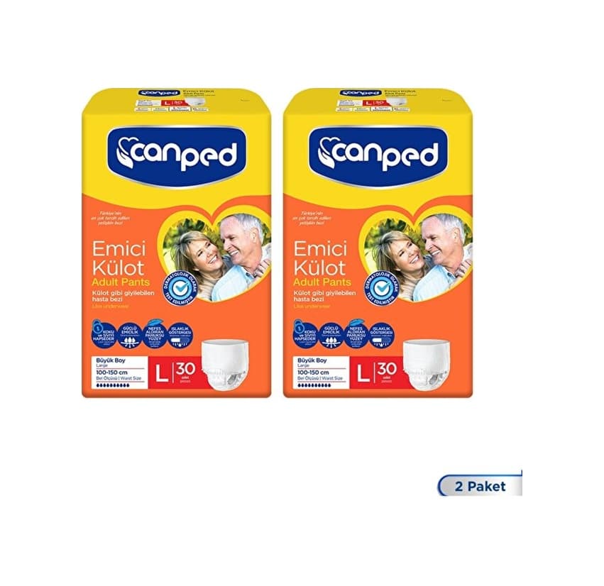 Canped Emici Külot Büyük Boy Large 60 Adettt