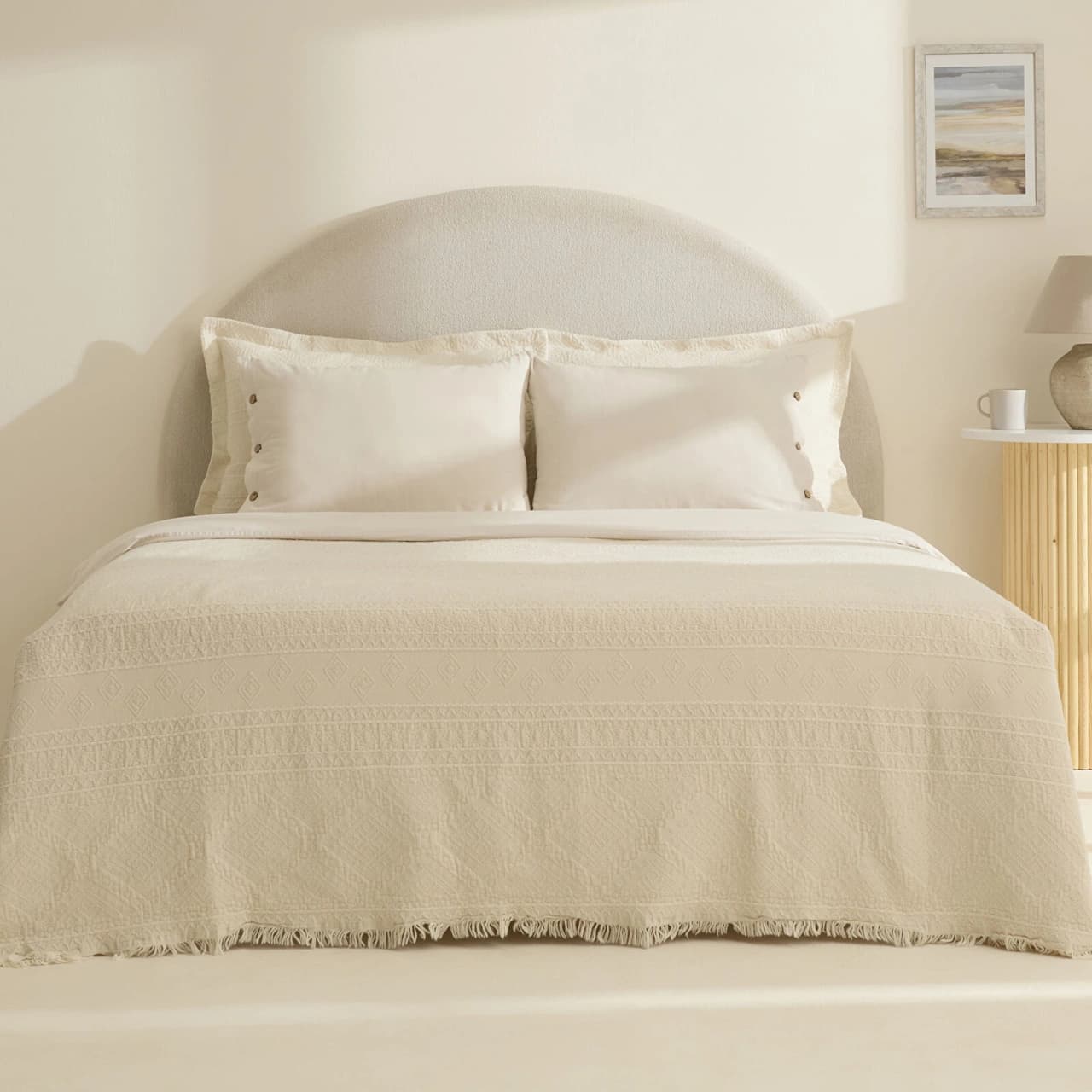 Karaca Home Noctıs %100 Pamuk Taş Çift Kişilik Duet Set Taş