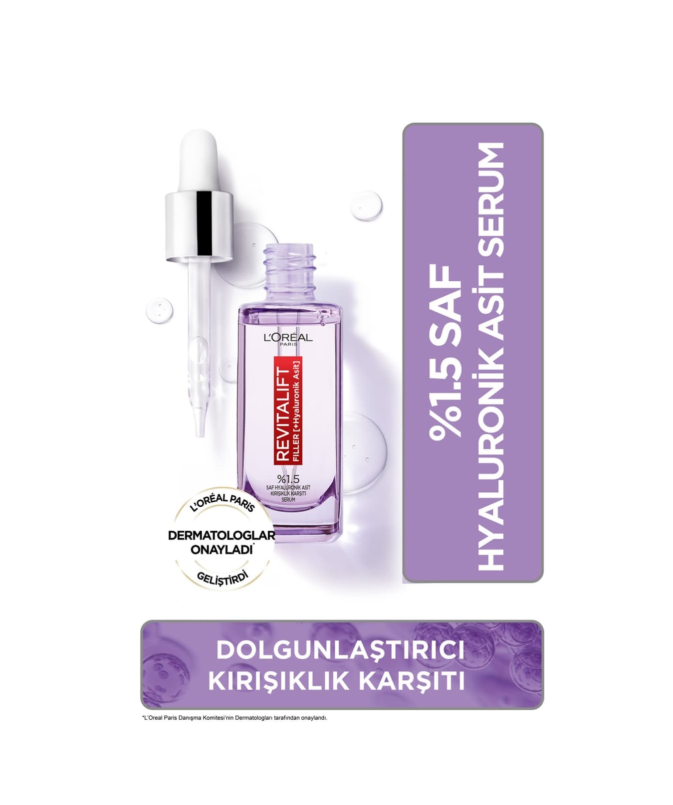 L'Oreal Paris Revitalift Filler %1.5 Saf Hyaluronik Asit Serum 30 ML