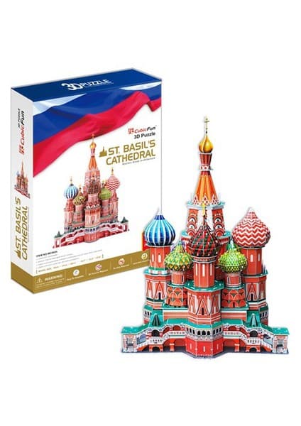 Cubic Fun Puzzle St. Basil's Cathedral (3 Boyutlu)