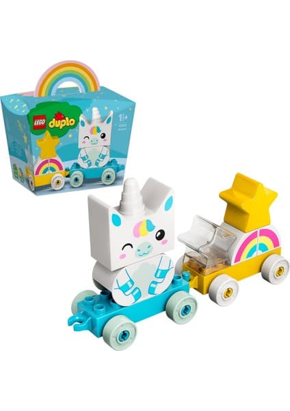 LEGO DUPLO® İlk Tek Boynuzlu Atım 10953 - Küçük Çocuklar için Çekmeli Tek Boynuzlu At Oyuncak Yapım Seti (8 Parça)