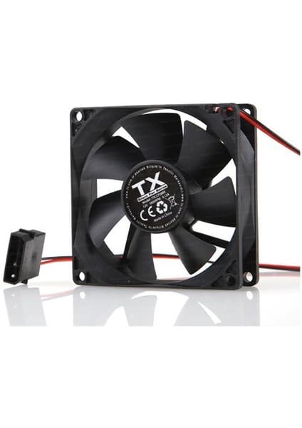 Tx 8 cm Siyah Kasa Fanı (TXCCF08BK)