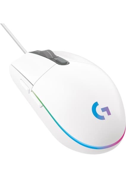 Logitech G G102 LIGHTSYNC RGB Aydınlatmalı 8.000 DPI Kablolu Oyuncu Mouse – Beyaz
