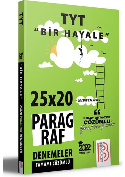 Benim Hocam Yayınları TYT Bir Hayale Serisi Paragraf Denemeleri