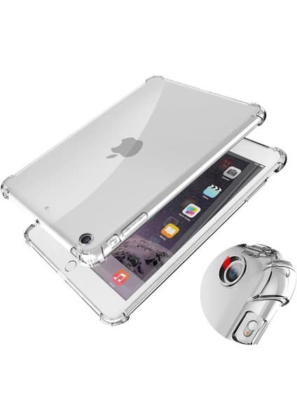 MobaxAksesuar Apple iPad 9. 8. 7. Nesil 10.2" Kılıf Darbelere Dayanıklı Şeffaf Kapak A2602 A2603 A2604 A2605