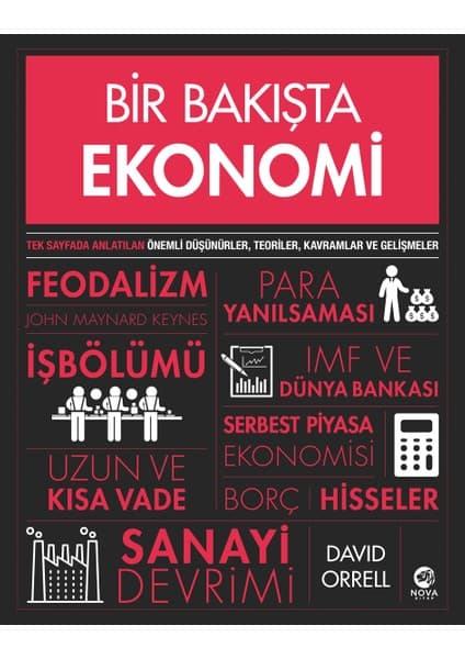 Nova Kitap Bir Bakışta Ekonomi (Ciltli) - David Orrell