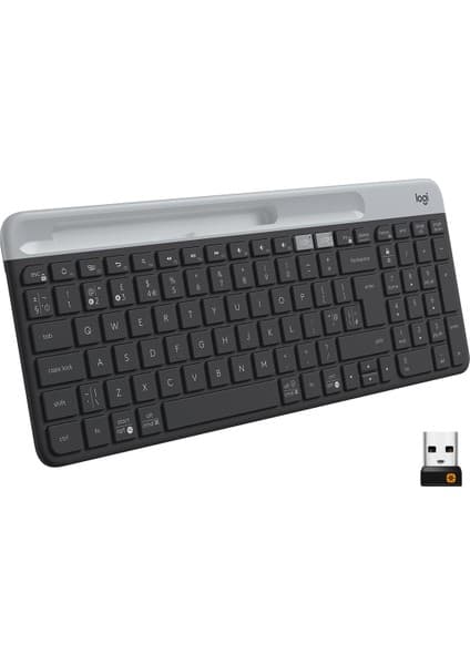 Logitech K580 Ultra Ince Çoklu Cihaz Özellikli Türkçe Bluetooth Klavye - Siyah