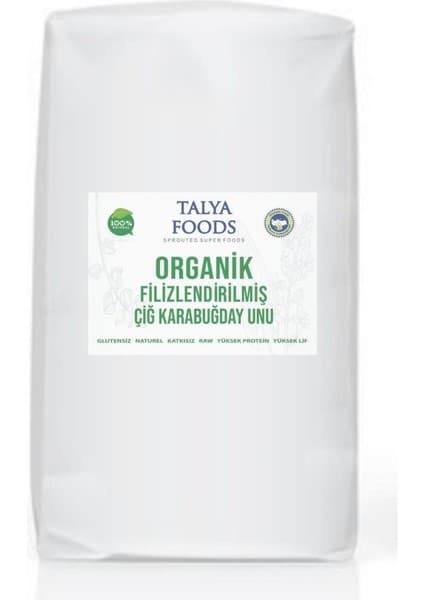 Talya Foods Filizlendirilmiş Çiğ Karabuğday Unu 2kg