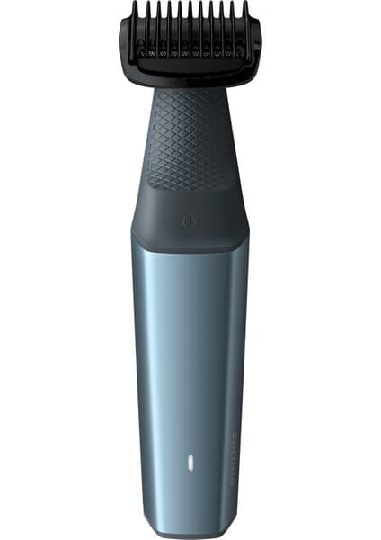 Philips Erkek Vücut Bakım Kiti – Islak/Kuru Kullanım, Cilt Dostu Başlık, 50 dk Kablosuz Çalışma, Ergonomik Hassas Kesim