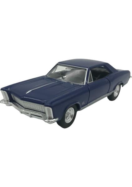 Farbu Oyuncak 1:38 Metal Çek Bırak Araba 1965 Buick Riviera Gran Sport 43732