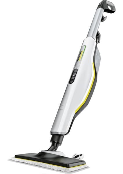 Karcher SC 3 Upright EasyFix 1600 W Dikey Buharlı Temizlik Makinesi – Halı Başlığı ve Kireç Önleyici Kartuşlu, Beyaz, Sert Zemin ve Halılar İçin