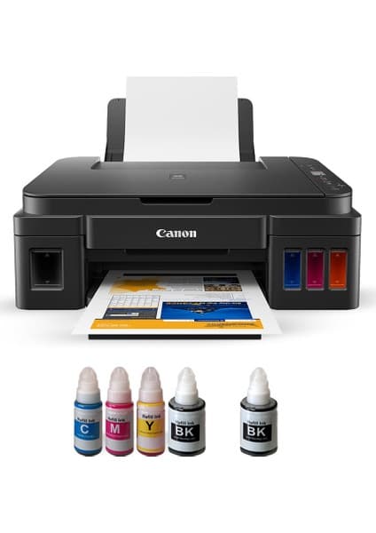 Canon Pixma G3410 Tanklı Çok Fonksiyonlu WiFi Yazıcı + Bitmeyen Kartuş Sistemi