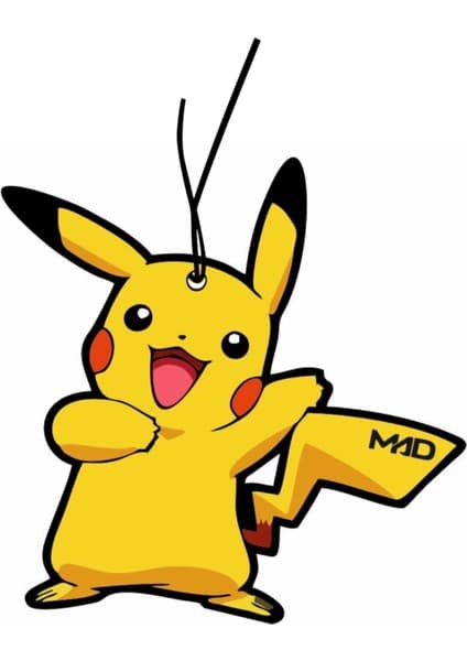 Mad Accessories Cartoon Pikachu Tasarımlı Premium Oto Araç Kokusumad Accessories Cartoon Pikachu Tasarımlı Premium Oto Araç Kokusu