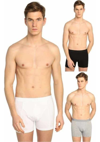 Tutku Paket 6'lı 0114 Likralı Erkek Boxer