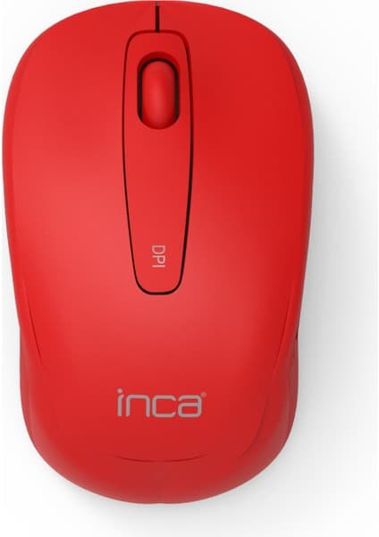 Inca IWM-331RK Silent Wireless Sessiz Mouse - Kırmızı