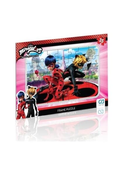 Games Miraculous 35 Parça Frame Puzzle