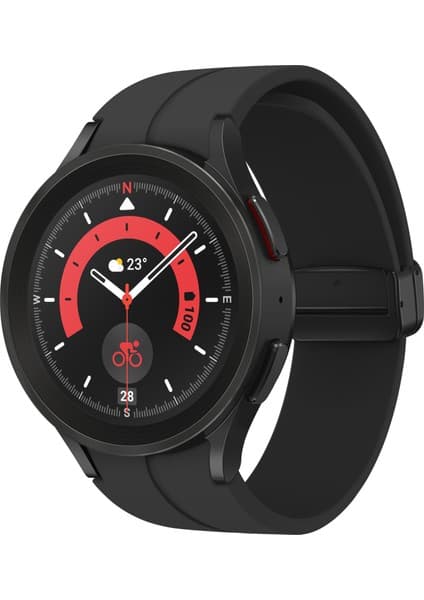 Samsung Galaxy Watch 5 Pro Akıllı Saat Siyah Titanium 45mm SM-R920NZKATUR (Samsung Türkiye Garantili)